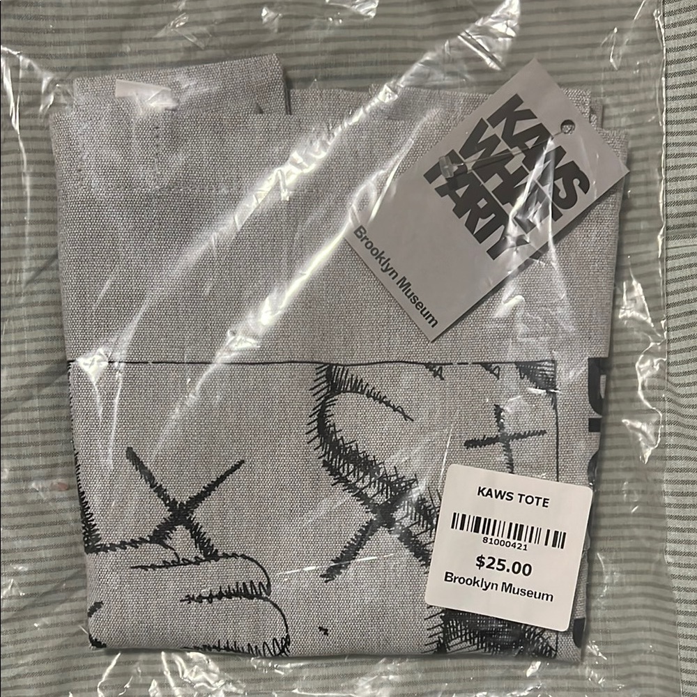 KAWS Gray Tote Bag